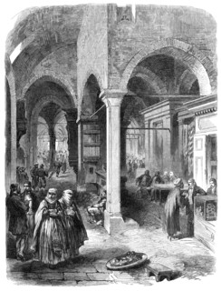 The Bazaar at Constantinople, 1869. Creator: Unknown.