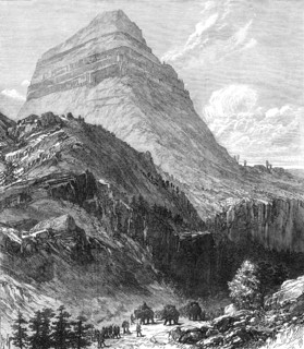 The British Expedition to Abyssinia: the Amba Alaejieh, near Lake Ashangi, 1868. Creator: Unknown.