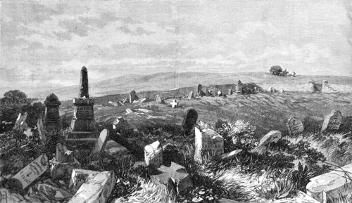 The Crimea Revisited: graves of British soldiers, 1869. Creator: Unknown.
