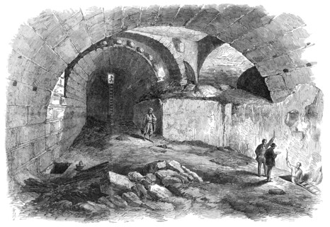 The Explorations at Jerusalem: Wilson's Arch, Haram Wall, 1869. Creator: Unknown.
