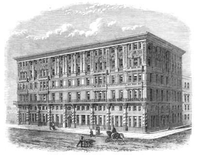 The Grosvenor Mansions, Victoria-Street, Westminster, 1868. Creator: Unknown.