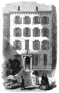 The head-quarters of the Fenian Brotherhood at New York, 1865. Creator: Unknown.