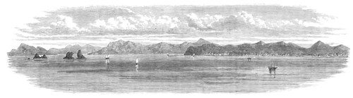 The Inland Sea of Japan: the Bingo Nada, with Yosima Island and Villages, 1868. Creator: Unknown.