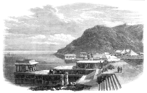 The Lake of Kankrowlee, in Meywar, Upper India, 1868. Creator: Unknown.