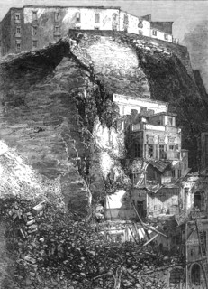 The landslip at Naples: scene of the disaster, 1868. Creator: Unknown.