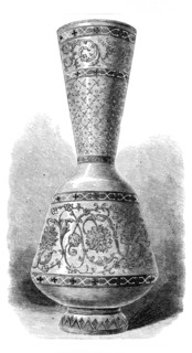 The Loan Collection, South Kensington Museum: opaque enamelled glass vase (Russian), 1868. Creator: Unknown.