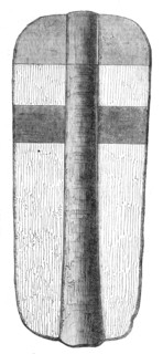 The Meyrick Collection at South Kensington: archer's shield, or 'pavois', Edward IV., 1869.  Creator: Unknown.
