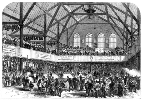 The People's Market, Whitechapel, 1868. Creator: Unknown.