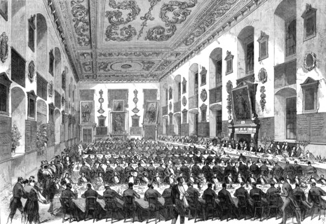 The Prince of Wales at St. Bartholomew's Hospital, 1868. Creator: Unknown.