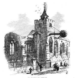 The Town and Camp of Colchester: St. Nicholas's Church, 1869. Creator: Unknown.