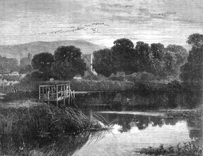 The Turner Gold Medal Landscape of the Royal Academy, by F. Trevelyan Goodall, 1868. Creator: Mason Jackson.