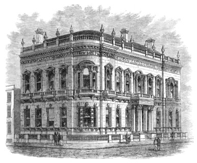 The Union Club-House, Birmingham, 1869. Creator: Unknown.
