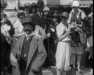 Crowds of People Having Fun in Fancy Dress at a Garden Fete, 1926. Creator: British Pathe Ltd.