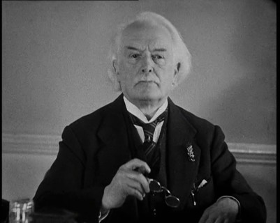David Lloyd George Talking Directly to the Camera, 1930s. Creators: British Pathe Ltd, David Lloyd George.