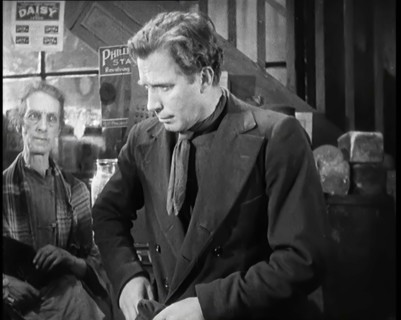 Scene from the Film 'The Informer':  Lars Hansen Arriving at the House of the Mother..., 1920s. Creator: British Pathe Ltd.
