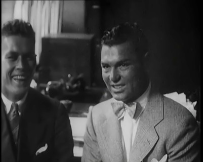 The Boxers Gene Tunney and Jack Dempsey Talking, 1926. Creator: British Pathe Ltd.