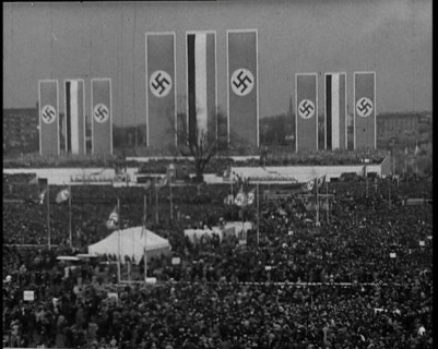 A Massive Nazi Rally, 1930s. Creator: British Pathe Ltd.