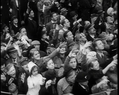 Crowd Watching the Danish Royal Family, 1930s. Creator: British Pathe Ltd.