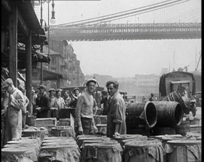 Street View of Building Sites in New York City, 1932. Creator: British Pathe Ltd.