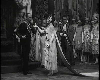 Scene from the Musical Princess Charming: the Actor George Grossmith Standing in Uniform..., 1920s. Creator: British Pathe Ltd.