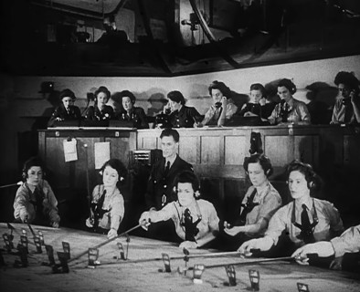 WAAF Plotters Working With Plotting Equipment, 1940. Creator: British Pathe Ltd.