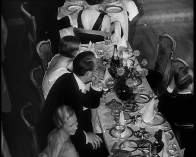 People Eating Dinner, 1930s. Creator: British Pathe Ltd.