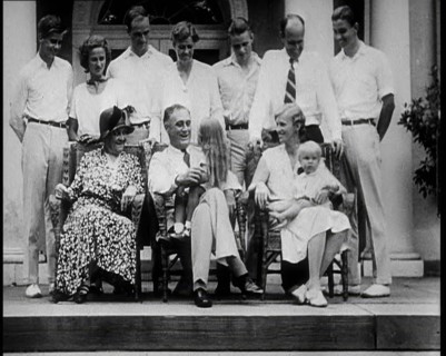 Franklin D Roosevelt, One of the Democratic Presidential Candidates, and Family, 1932. Creator: British Pathe Ltd.