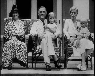 Franklin D Roosevelt, One of the Democratic Presidential Candidates, and Family, 1932. Creator: British Pathe Ltd.