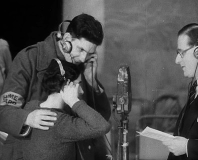 Parents Calling Evacuee Children in America Over the Radio, 1940. Creator: British Pathe Ltd.