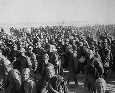 German Prisoners of War in North Africa, 1942. Creator: British Pathe Ltd.