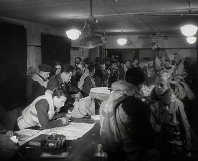 RAF Pilots Planning and Chatting to Each Other, 1942. Creator: British Pathe Ltd.