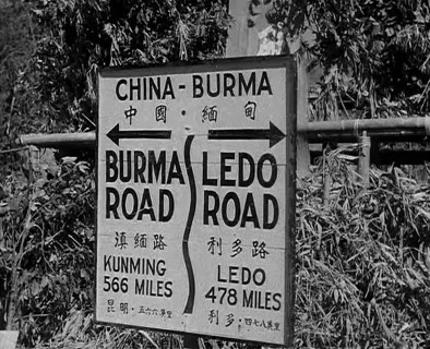 A Road Sign for the Ledo and Burma Roads, 1943. Creator: British Pathe Ltd.