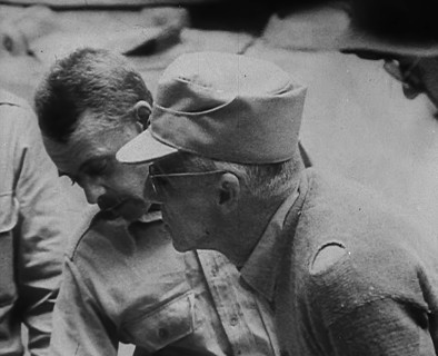 Two Commonwealth Officers, 1943. Creator: British Pathe Ltd.