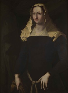 Portrait of Francesca di Bosio Sforza di Santa Fiora (1522-1548), Second half of the16th cen.. Creator: Del Conte; Jacopino (1513-1598).