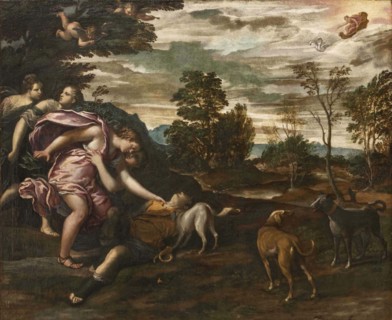 Venus Discovering the Dead Adonis, c1600. Creator: Scarsellino (Scarsella); Ippolito (1551-1620).