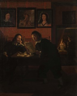 Two Men in the Studio, c1645. Creator: Heimbach; Wolfgang (c.1610-after 1678).