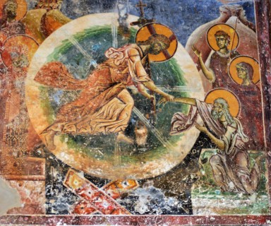 The Descent into Hell, 12th century. Creator: Byzantine Master ().