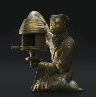 Changxin Palace Lamp, 2th century BC. Creator: Chinese Master ().