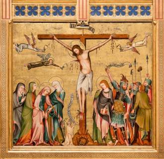 The Crucifixion (Back of the Verdun Altar), c1331. Creator: Master of the back of the Verdun Altar (active ca 1331).