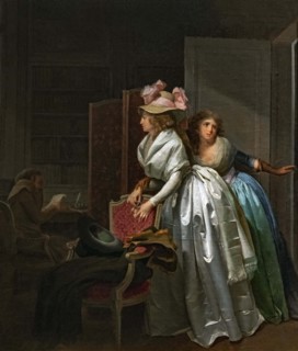 Le Cadeau délicat, 1787. Creator: Boilly; Louis-Léopold (1761-1845).