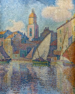 Le clocher de Saint-Tropez, 1896. Creator: Signac; Paul (1863-1935).