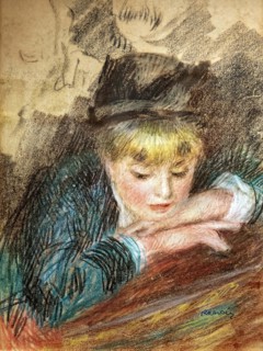 Portrait of a girl, . Creator: Renoir; Pierre Auguste (1841-1919).