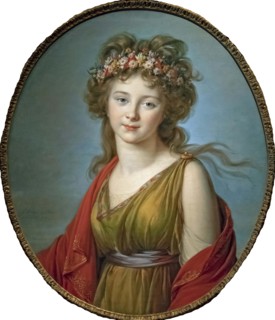 Portrait of Countess Anna Flora von Kageneck (1779-1857), 1792. Creator: Vigée Le Brun; Louise Élisabeth (1755-1842).