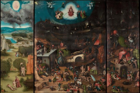 The Last Judgment. Winged Altar after Hieronymus Bosch, c1524. Creator: Cranach; Lucas; the Elder (1472-1553).
