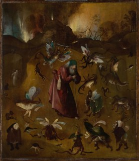 The Temptation of Saint Anthony, c 1500. Creator: Bosch; Hieronymus; (School) ().