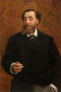 Portrait of Angelo Levi, 1886. Creator: Favretto; Giacomo (1849-1887).