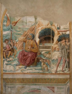 The Dream of Joachim, 1491. Creator: Gozzoli; Benozzo (ca 1420-1497).