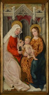 The Virgin and Child with Saint Anne, 1480-1485. Creator: Lonhy; Antoine de (active 1446-1490).