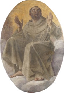 Apotheosis of Saint Francis, 1604-1605 . Creator: Albani; Francesco (1578-1660).