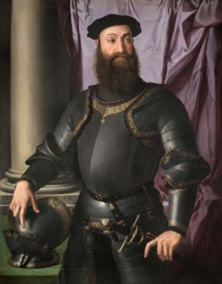 Portrait of Stefano IV Colonna di Palestrina, 1546. Creator: Bronzino; Agnolo (1503-1572).